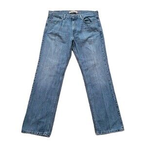 Levi's 559 Jeans Mens 36X33 (Tag 36X34) Blue Relaxed Straight Red Tab Jeans